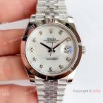 NEW Upgraded Swiss Copy Rolex Datejust II 41mm Ss White MOP Dial Watch V3